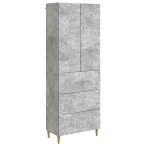 vidaXL Set di armadi 2 pcs Grigio Cemento 66 x 34,5 x 90 cm