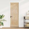 vidaXL Porta Interna ORKDAL Marrone 73,5 x 211 cm Legno compensato