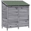 vidaXL Capanno da Giardino con tetto Grigio 106 x 56 x 113,5 cm