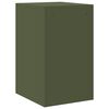 vidaXL Armadio per File con cassetto Verde oliva 44 x 50 x 106.5 cm