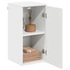 vidaXL Mobile da Bagno Montaggio a parete Bianco 30 x 31,5 x 61 cm