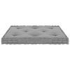 vidaXL Cuscino per Pallet e Pavimento Grigio 73x40x7 cm in Cotone