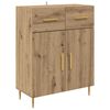 vidaXL Credenza con cassetto Rovere artigianale 69,5 x 34 x 180 cm