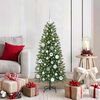 vidaXL Albero di Natale artificiale con 150 LED Verde 120 cm PE e PVC