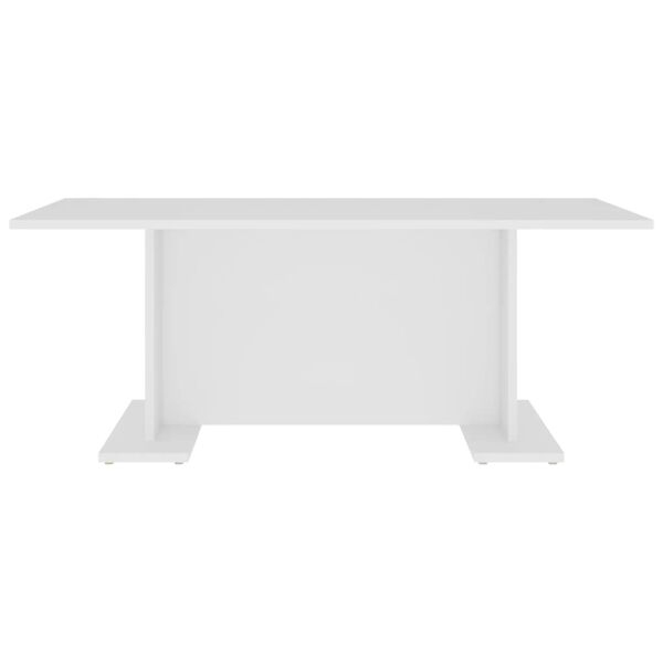 vidaXL Tavolino da Salotto Bianco 103,5x60x40 cm in Legno Multistrato