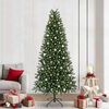 vidaXL Albero di Natale artificiale con 300 LED Verde 240 cm PE e PVC