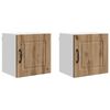 vidaXL Armadietto a muro PORTO 2 pz Rovere artigianale