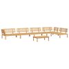 vidaXL Set Divano Pallet da Giardino 6 pz in Legno Massello di Acacia