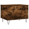vidaXL Tavolino da Salotto Rovere Fumo 60x44,5x45 cm Legno Multistrato