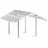 vidaXL Cappa Camino Argento 50 x 60 x 37 cm Acciaio inossidabile