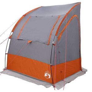 vidaXL Tenda per portellone posteriore persona Grigio e arancione