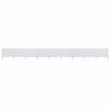 vidaXL Paravento a 9 Pannelli in Tessuto 1200x120 cm Bianco Sabbia