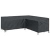vidaXL Copertura per mobili Nero 220 x 220 x 80 cm Tessuto Oxford 420D
