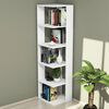 Homemania Libreria Corner 41,8x41,8x160,8 cm Bianca