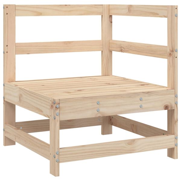 vidaXL Set Divani da Giardino 11 pz in Legno Massello di Pino