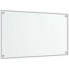 vidaXL Paraschizzi per Cucina 2 pz Trasparente 70x60cm Vetro Temperato