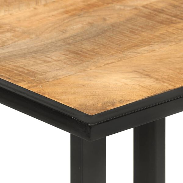 vidaXL Tavolo da Pranzo 110x55x75,5 cm in Legno Massello di Mango