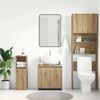 vidaXL Mobile Lavabo Bagno Rovere Artigianale Legno Multistrato