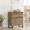 vidaXL Credenza con cassetto Rovere artigianale 60 x 35 x 70 cm