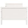 vidaXL Struttura del letto Bianco 80 x 200 cm Legno multistrato