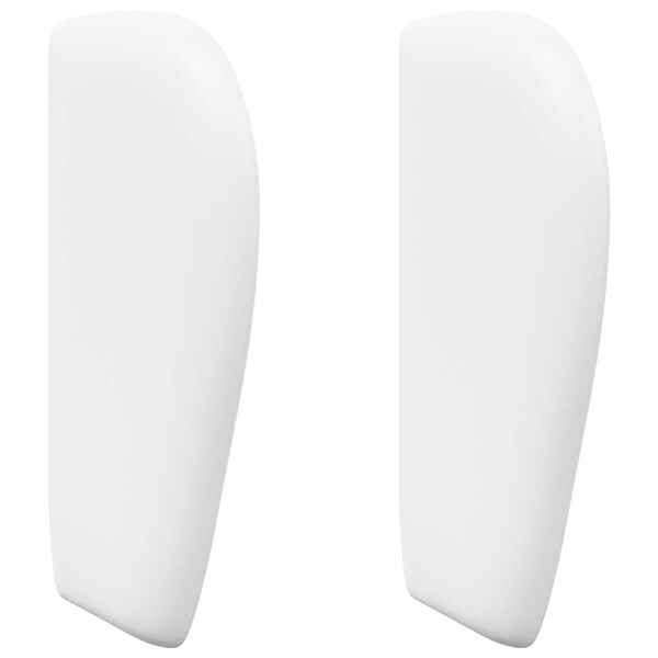 vidaXL Orecchia della Testata Altro Bianco Puro 40 x 23 x 6 cm