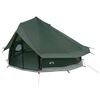 vidaXL Tenda Tipi con tetto Verde militare 700 x 700 x 395 cm
