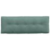 vidaXL Cuscino per Schiena Verde Mare 140 x 50 cm Tessuto in Cords