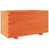 vidaXL Fioriera Giardino Marrone Cera 90x40x49,5cm Legno Massello Pino