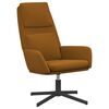 vidaXL Poltrona Relax Marrone in Velluto