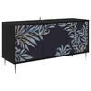 vidaXL Mobile TV DOKKUM 102 x 33 x 51 cm Rovere Nero