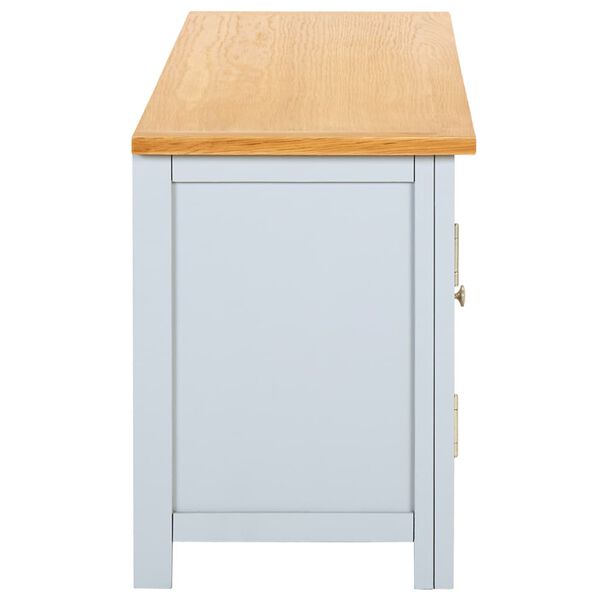 vidaXL Mobile TV 120x35x48 cm in Massello di Rovere