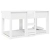 vidaXL Letto a Castello per Bambini Bianco 100 x 200 cm