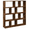 vidaXL Libreria Rovere Fumo 132x29x141,5 cm in Legno Multistrato