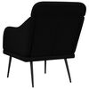 vidaXL Poltrona Nera 63x76x80 cm in Tessuto