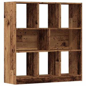 vidaXL Libreria in Legno Antico 97,5x29,5x100 cm Legno Multistrato