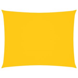 vidaXL Parasole a Vela Oxford Rettangolare 6x8 m Giallo