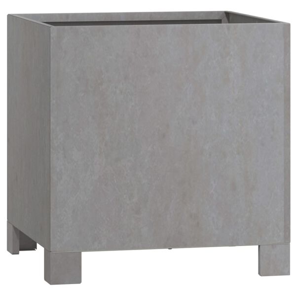 vidaXL Fioriera con Gambe Ruggine 30x30x30 cm Acciaio Corten