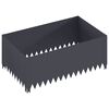 vidaXL Bordura per Prato 100 x 60 x 35 cm Acciaio Antracite