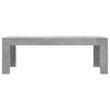vidaXL Tavolino Salotto Grigio Cemento 102x50x36 cm Legno Multistrato