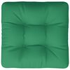 vidaXL Cuscino per Pallet Verde 60x60x12 cm in Tessuto