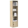 vidaXL Libreria Rovere Sonoma 31x24x127 cm in Legno Multistrato