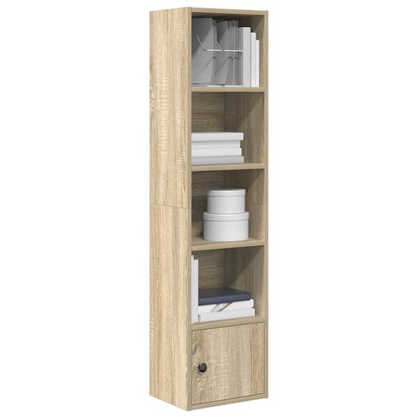vidaXL Libreria Rovere Sonoma 31x24x127 cm in Legno Multistrato