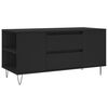 vidaXL Tavolino da Salotto Nero 102x44,5x50 cm in Legno Multistrato