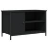 vidaXL Mobile Porta TV Nero 80x40x50 cm in Legno Multistrato