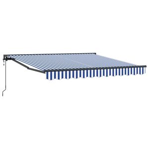vidaXL Struttura della tenda Blu e Bianco 300 x 250 cm