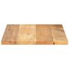 vidaXL Piano per Tavolo 60x50x3,8 cm Rettangolare Legno Massello Mango