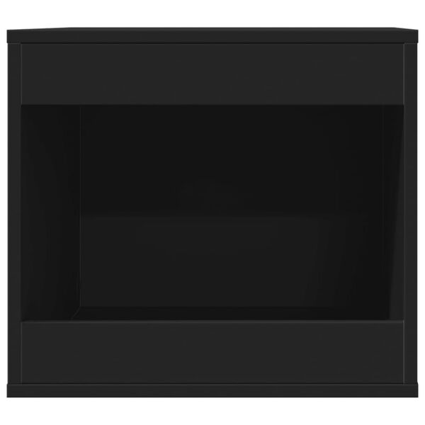 vidaXL Recinto per Lettiera per Gatti Nero 47x59x42 cm in Truciolato