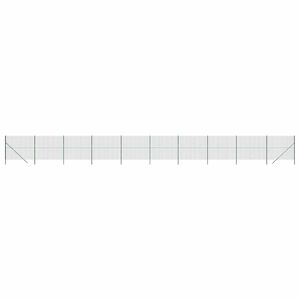 vidaXL Recinzione Metallica Verde 2x25 m in Acciaio Zincato