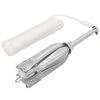 vidaXL Ancora Pieghevole con Corda Argento 12 kg Ghisa Zincata a Caldo
