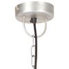vidaXL Lampada a Sospensione Industriale 25 W Argento Rotonda 30cm E27